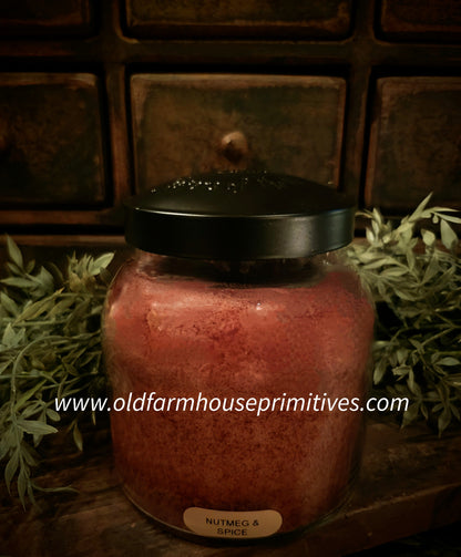 #113451 NUTMEG SPICE 34oz Jar Candle